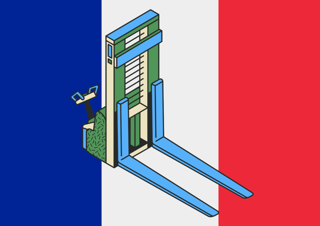 Pallet versturen Frankrijk