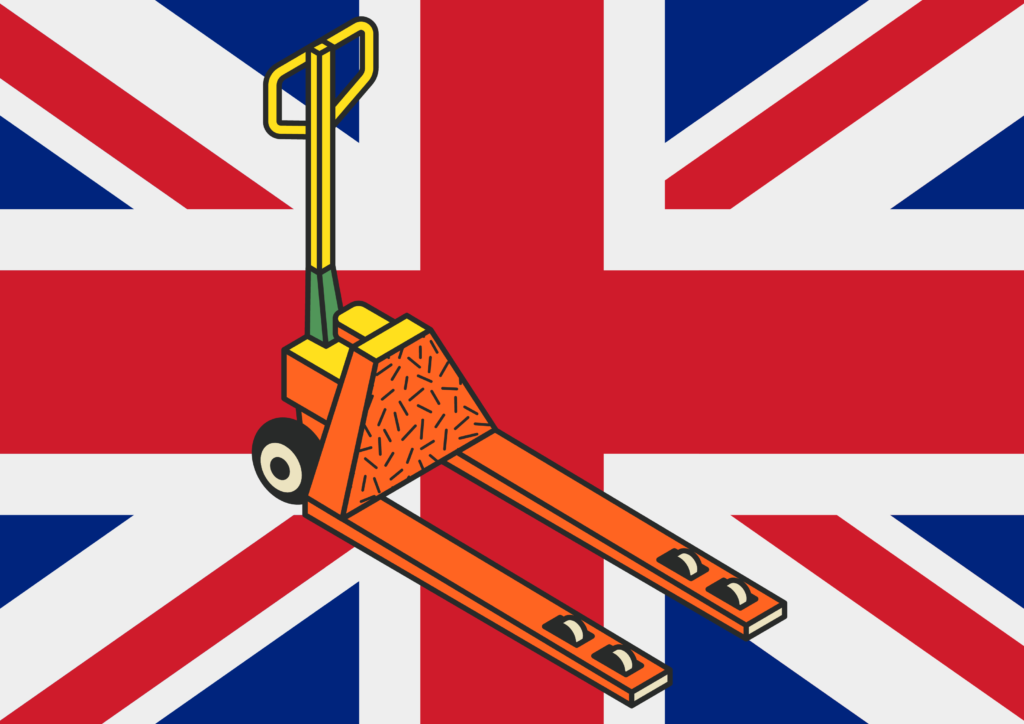 Pallet verzenden Verenigd Koninkrijk